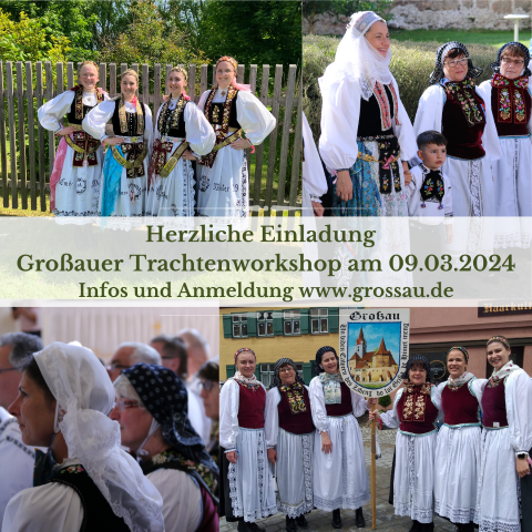 Großauer Trachtenworkshop 09.03.2024 Infos und Anmeldungen